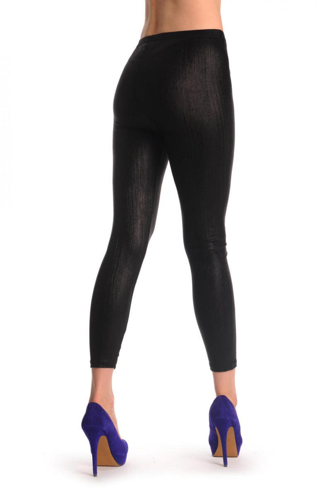 Liss Kiss Shiny Black Wood - Leggings