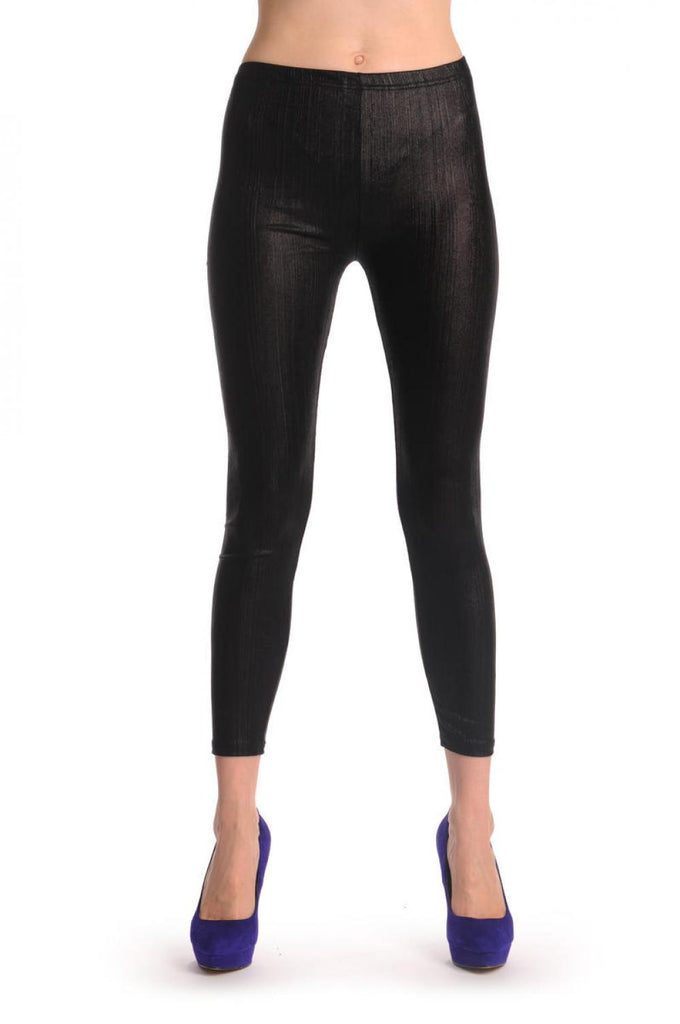 Liss Kiss Shiny Black Wood - Leggings