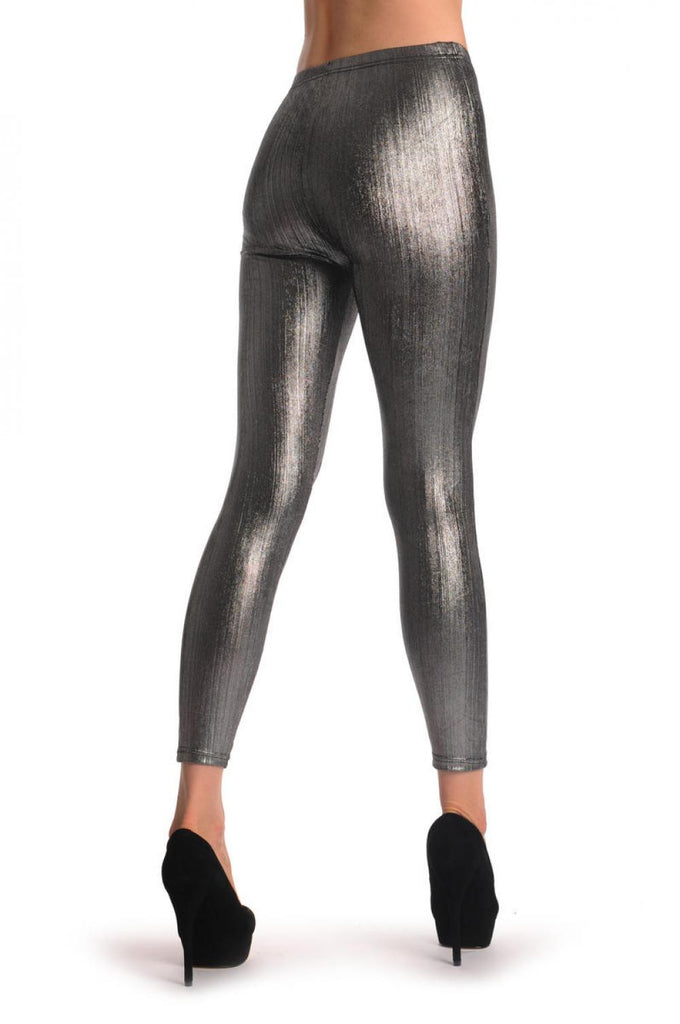 Liss Kiss Shiny Silver Wood - Leggings
