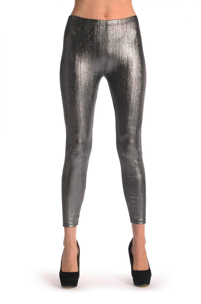 Liss Kiss Shiny Silver Wood - Leggings
