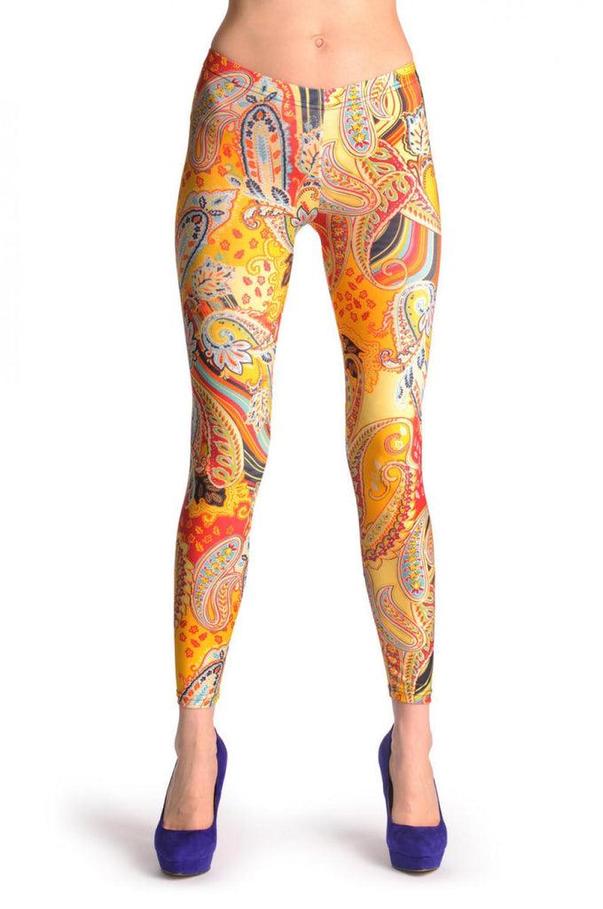 Liss Kiss Summer Peacock Feathers - Leggings
