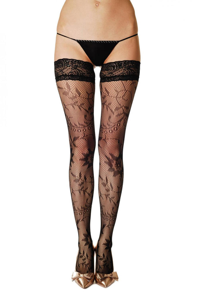 Liss Kiss Sun Flowers & White Pearls - Hold Ups