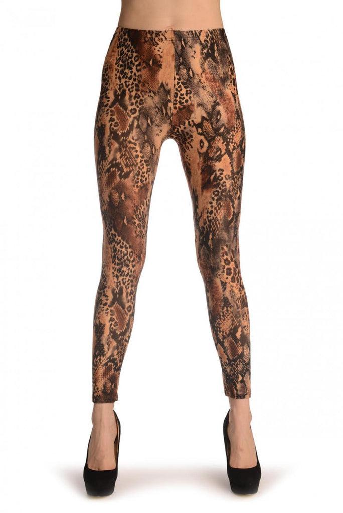 Liss Kiss Velvet Like Snake Skin - Leggings