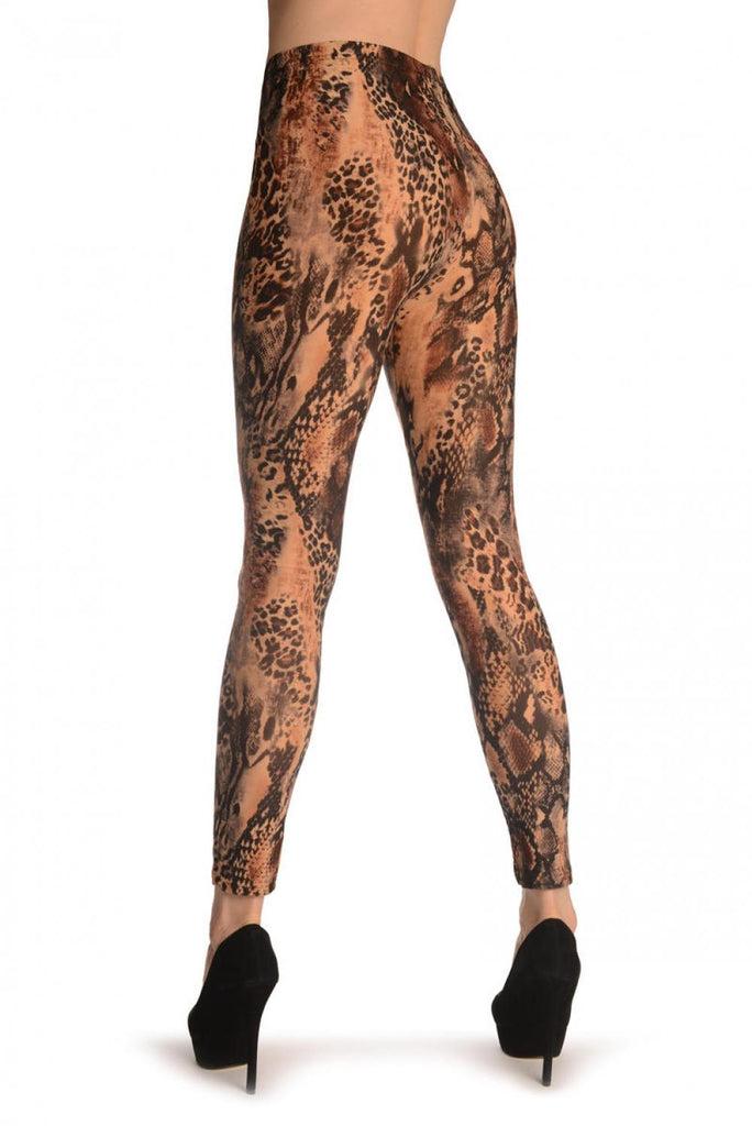 Liss Kiss Velvet Like Snake Skin - Leggings