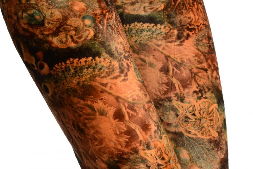 Liss Kiss Velvet With Printed Sea Gems - Leggings