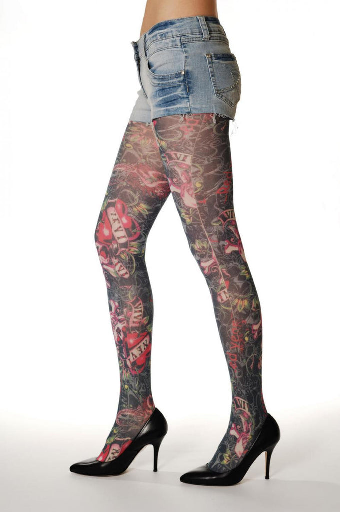 Liss Kiss Viva Skull - Tights