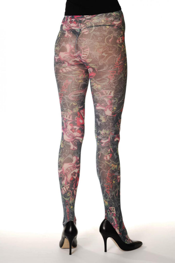 Liss Kiss Viva Skull - Tights