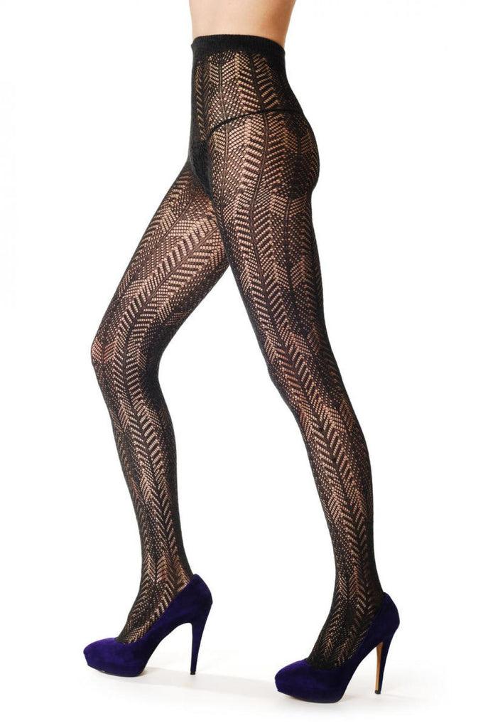Liss Kiss Winter Warm Xmas Lace - Tights