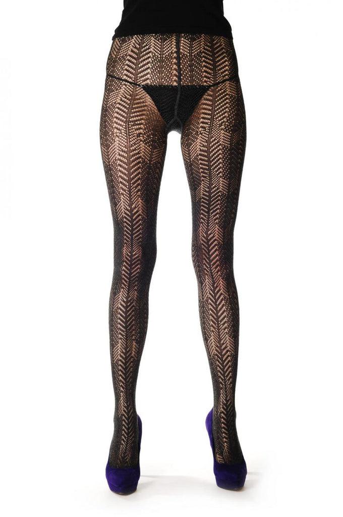 Liss Kiss Winter Warm Xmas Lace - Tights