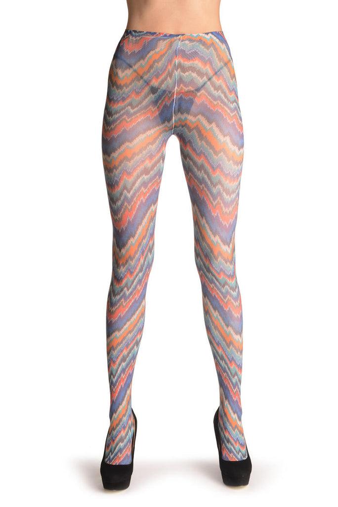 Liss Kiss ZigZag Rainbow - Tights