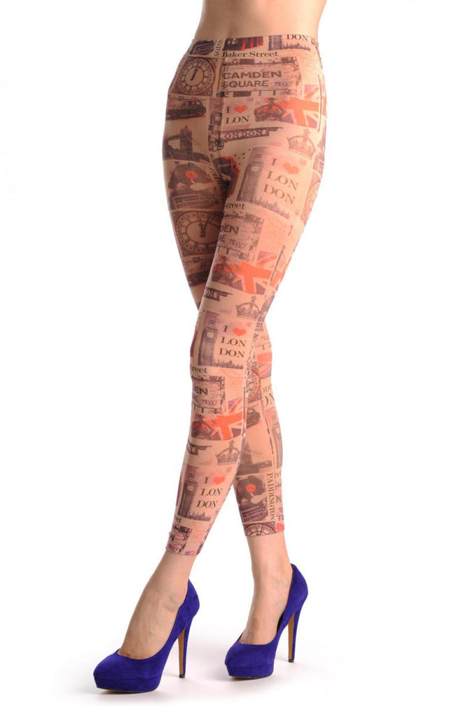 Liss Kiss London Oxford Street 500 Den Footless - Tights Footless