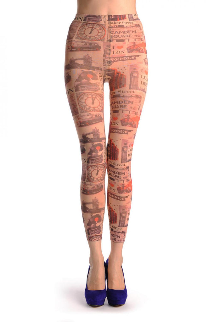 Liss Kiss London Oxford Street 500 Den Footless - Tights Footless