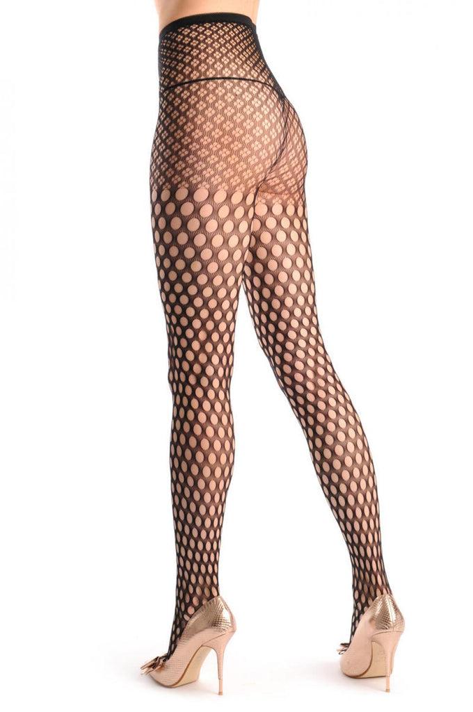 Liss Kiss Medium Mesh With Round Holes Fishnet - Tights