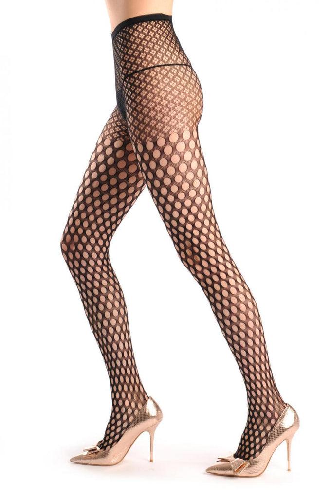Liss Kiss Medium Mesh With Round Holes Fishnet - Tights