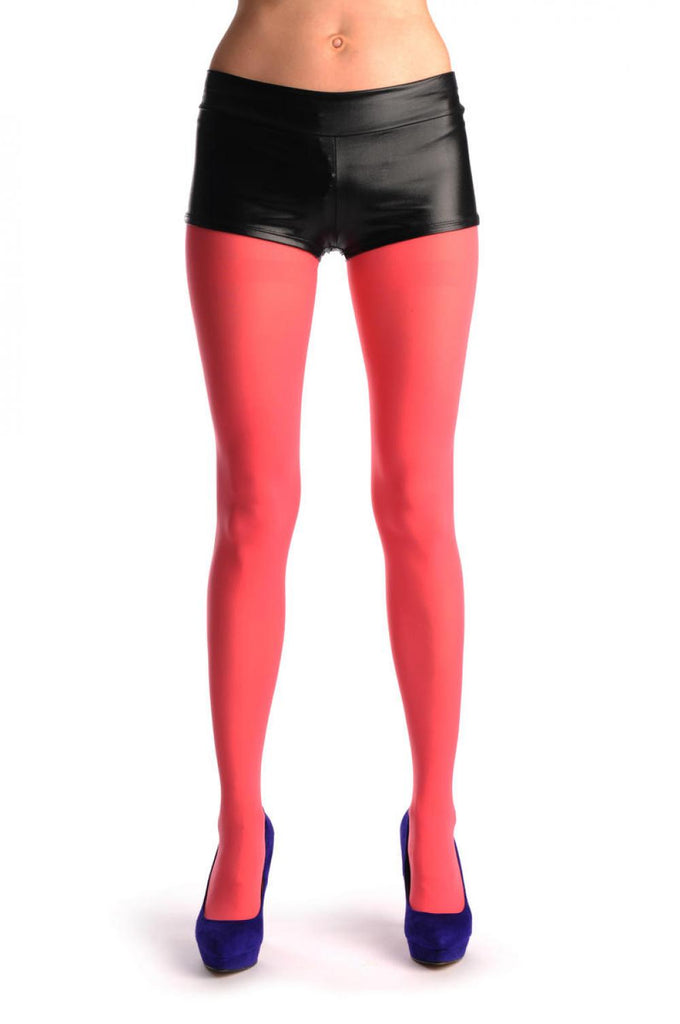 Liss Kiss Melon Pink Plain Luxury Quality 40 Denier - Tights