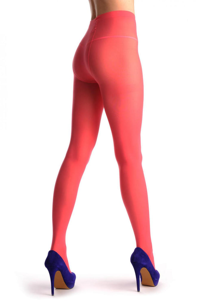 liss kiss Melon Pink Plain Luxury Quality 40 Denier - Tights