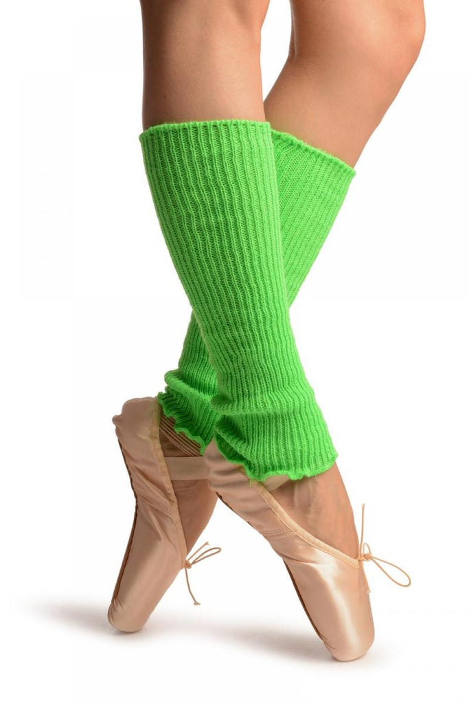liss kiss Neon Green Dance/Ballet Leg or Arm Warmers - Leg Warmers