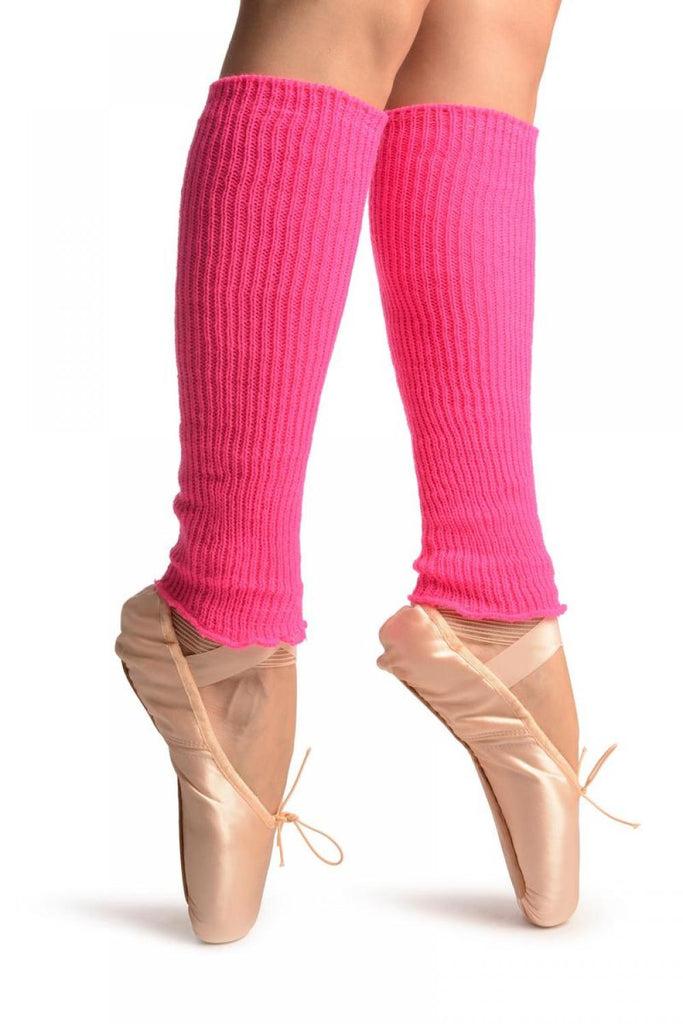 Liss Kiss Neon Pink Dance/Ballet Leg Or Arm Warmers - Leg Warmers