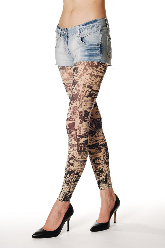 Liss Kiss New York News Vingate Footless - Tights Footless