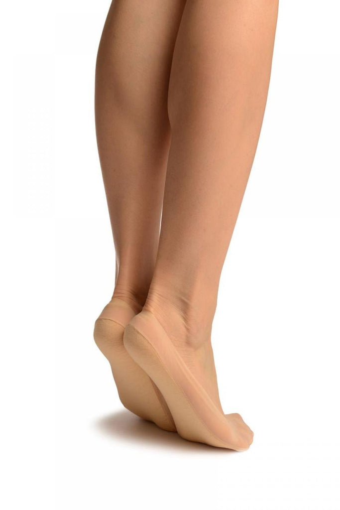 Liss Kiss Nude Low Rise With Silicon Grip & Cotton Sole Footsies - Footsies Socks