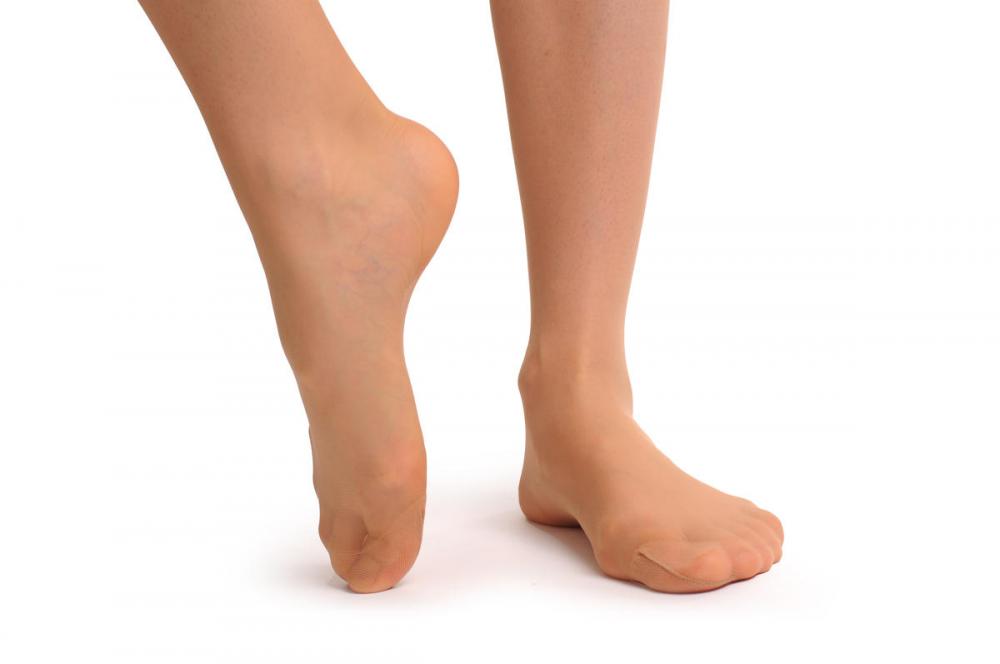 Liss Kiss Nude Stockings With Lace Trimmed Attached Suspender Belt - Tights