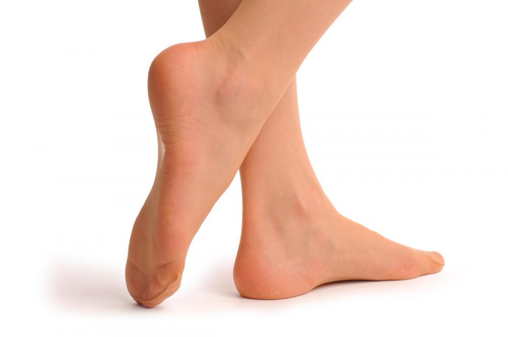 Liss Kiss Nude With Skull & Knife Ankle Tattoo - Tights