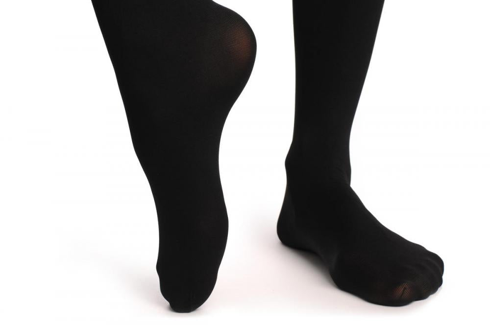Liss Kiss Opaque Faux Stocking With Suspender Belt - Tights