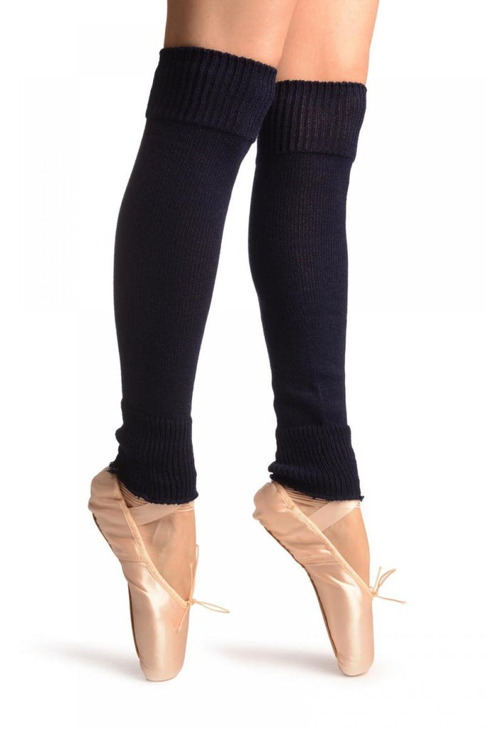 Liss Kiss Oxford Blue Plain Dance/Ballet Leg Warmers - Leg Warmers
