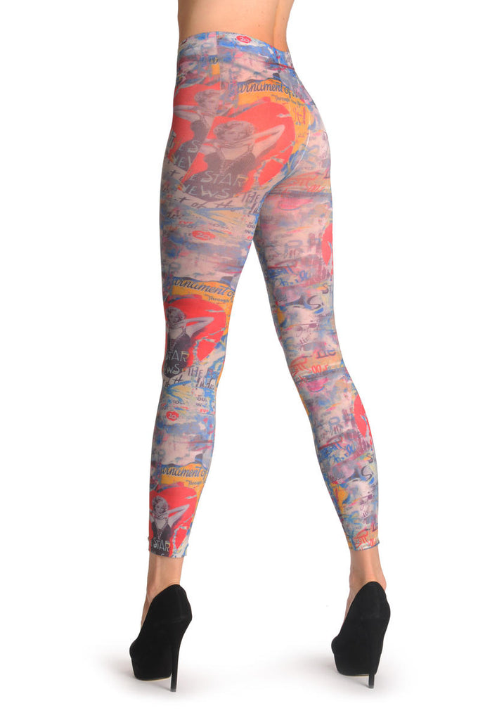 Liss Kiss Parisian Dancing Girl Footless - Tights Footless