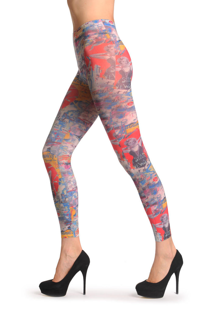 Liss Kiss Parisian Dancing Girl Footless - Tights Footless