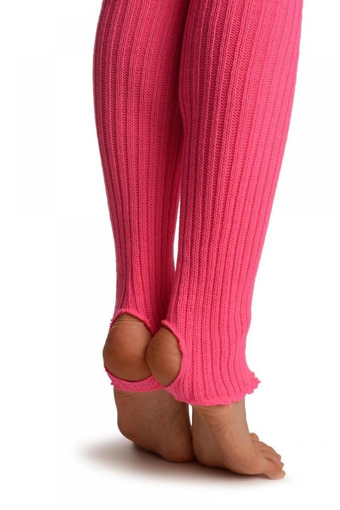 Liss Kiss Persian Rose Pink Stirrup Dance/Ballet Leg Warmers - Leg Warmers