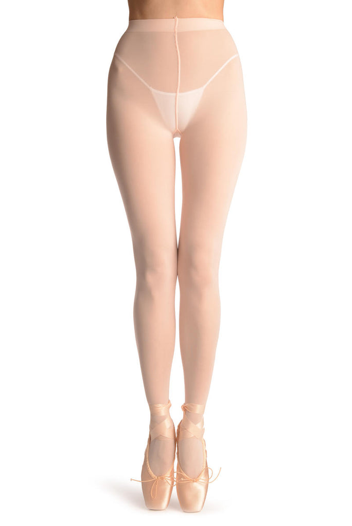 Liss Kiss Pink Convertible Ballet Tights 80 Den - Dance Tights