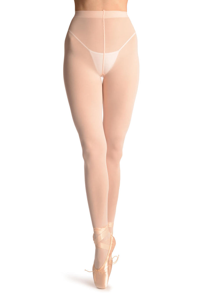 Liss Kiss Pink Convertible Ballet Tights 80 Den - Dance Tights