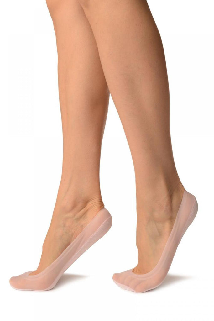Liss Kiss Pink Low Rise With Silicon Grip & Cotton Sole Footsies - Footsies Socks