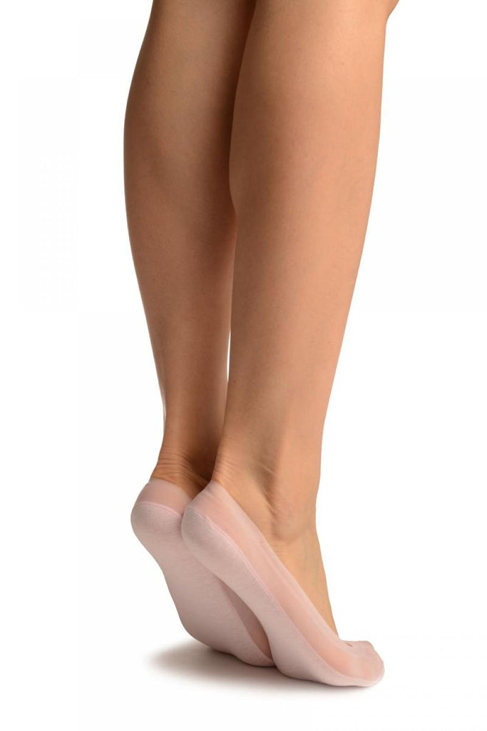 Liss Kiss Pink Low Rise With Silicon Grip & Cotton Sole Footsies - Footsies Socks