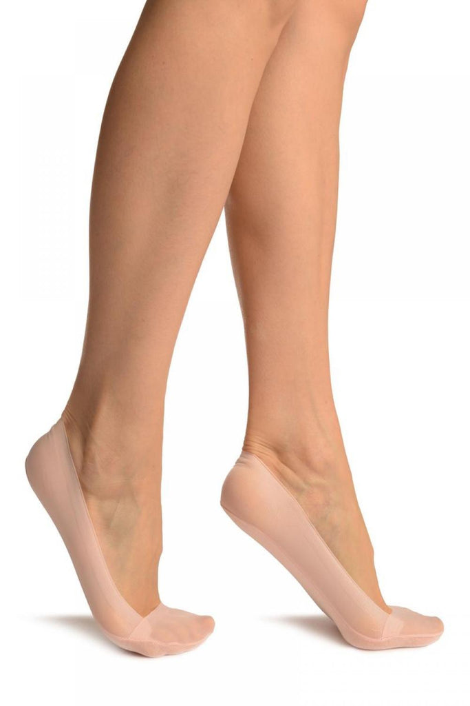 liss kiss Pink Mesh With Silicon Grip Cotton Sole Footsies - Footsies Socks