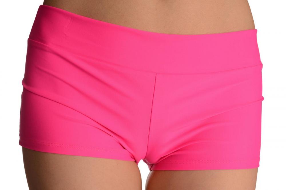 liss kiss Pink Women's Stretchy Yoga Panty Shorts - Shorts