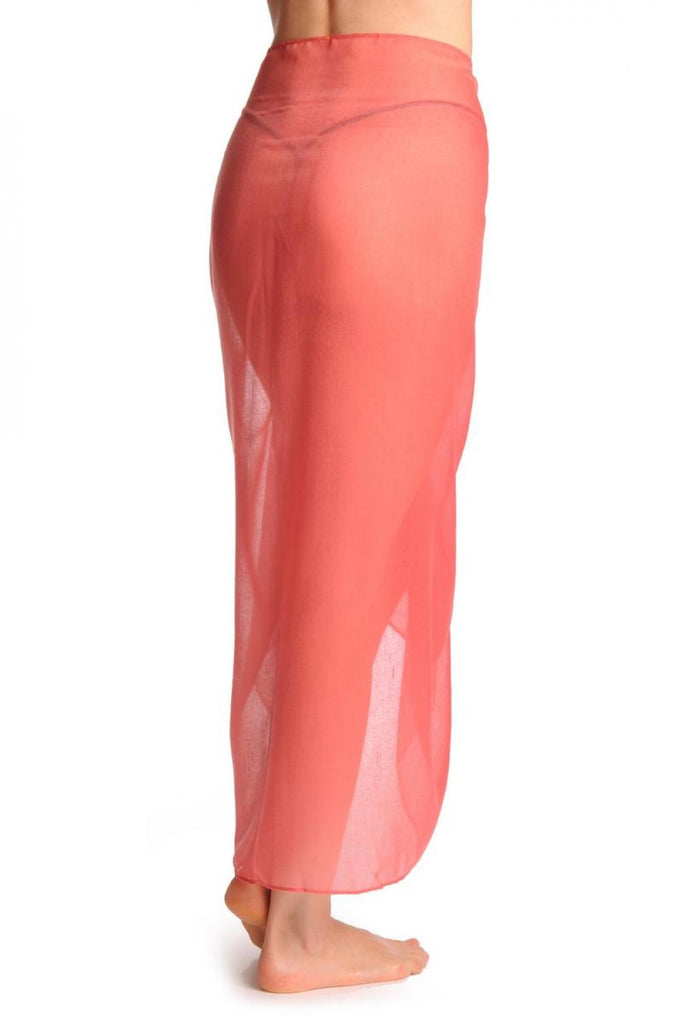 Liss Kiss Plain Chestnut Pink Unisex Scarf & Beach Sarong - Scarf