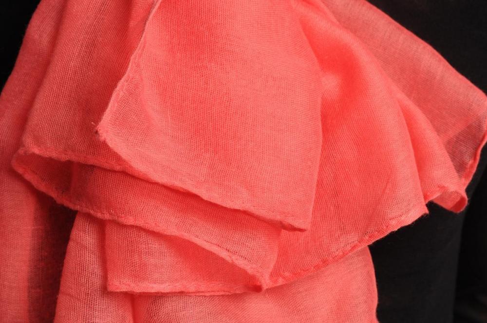 Liss Kiss Plain Chestnut Pink Unisex Scarf & Beach Sarong - Scarf
