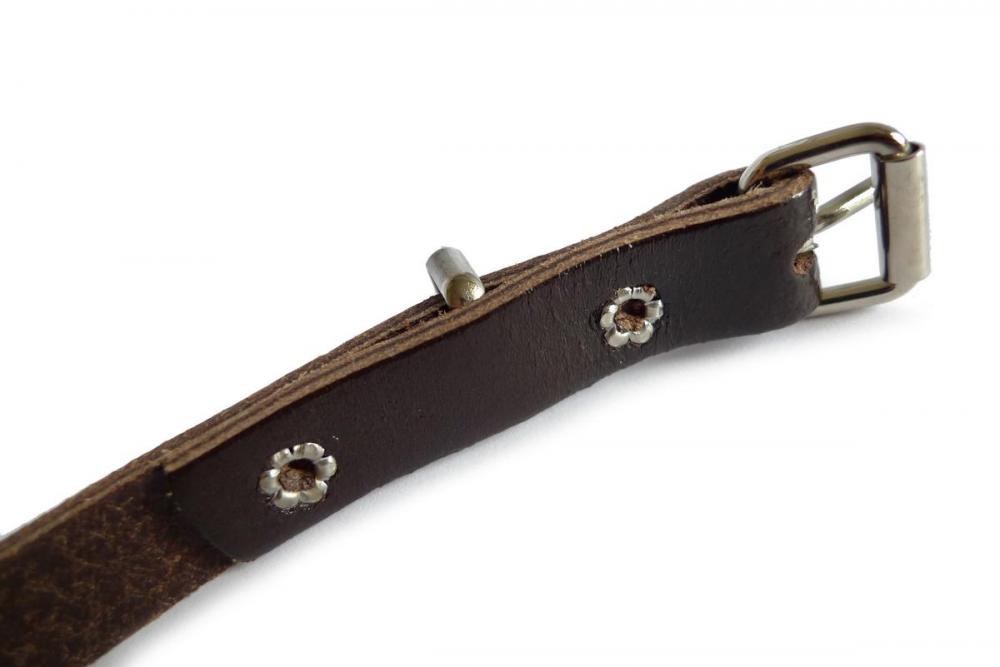 Liss Kiss Plain Chocolate Brown Real Leather Women Belt - Belt