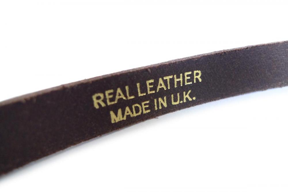 Liss Kiss Plain Chocolate Brown Real Leather Women Belt - Belt