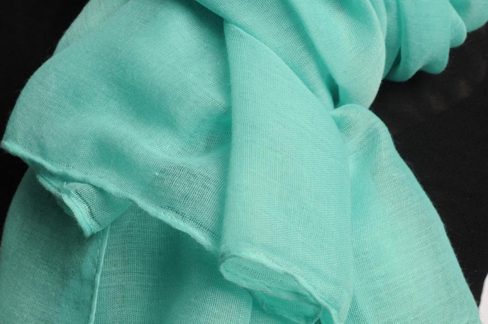 Liss Kiss Plain Eton Green Unisex Scarf & Beach Sarong - Scarf