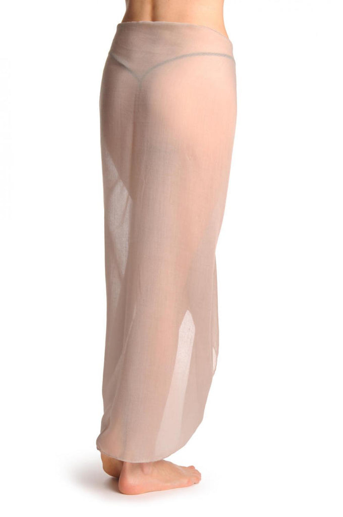 Liss Kiss Plain Light Grey Unisex Scarf & Beach Sarong - Scarf