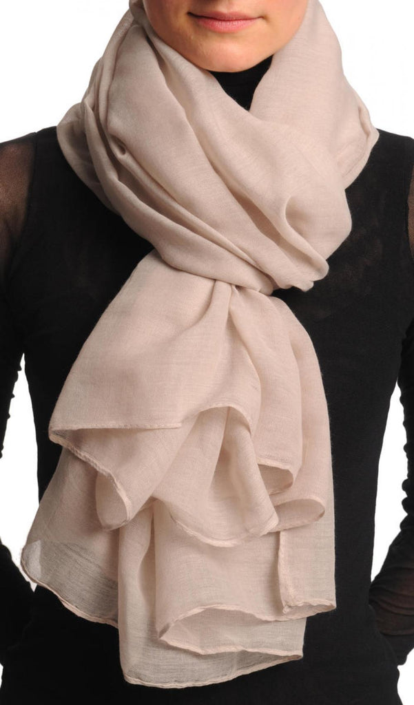 liss kiss Plain Light Grey Unisex Scarf & Beach Sarong - Scarf