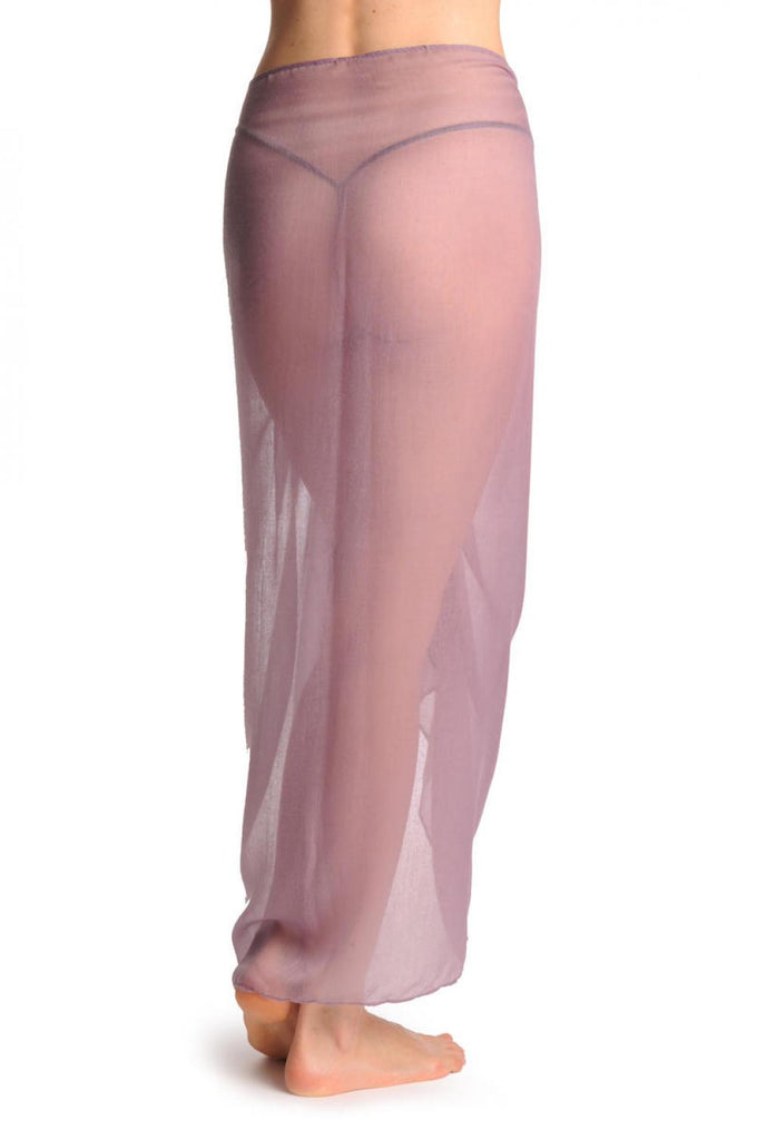 Liss Kiss Plain Light Lilac Unisex Scarf & Beach Sarong - Scarf
