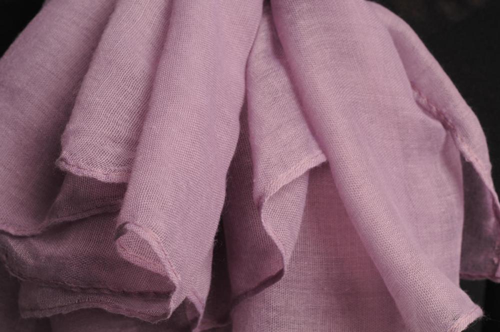 Liss Kiss Plain Light Lilac Unisex Scarf & Beach Sarong - Scarf