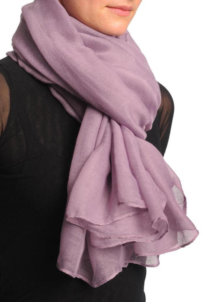 Liss Kiss Plain Light Lilac Unisex Scarf & Beach Sarong - Scarf