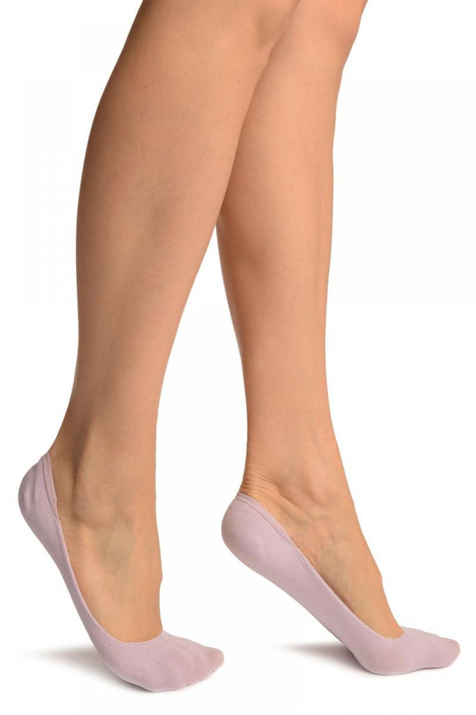 liss kiss Plain Lilac Soft Back Top Footsies - Footsies Socks