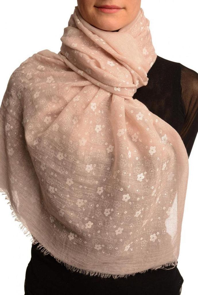 liss kiss Printed Daisy Flowers On Puce Pink Unisex Scarf - Scarf