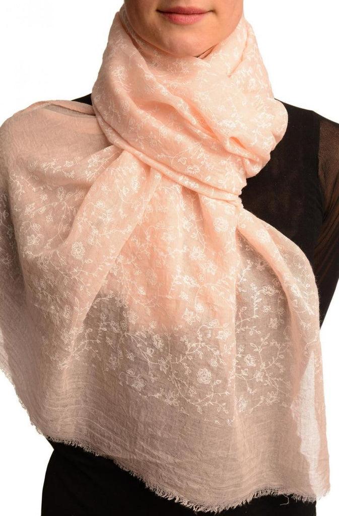 liss kiss Printed Thyme Flowers On Pink Unisex Scarf - Scarf